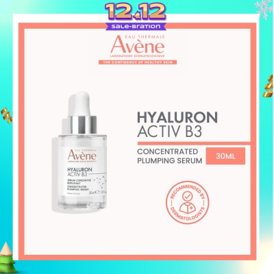 AVÈNE Hyaluron Activ B3 Concentrated Plumping Serum (Niacinamide + Hyaluronic Acid + Anti-Ageing + Anti-Wrinkles + Plumping + Moisturising) 30ml