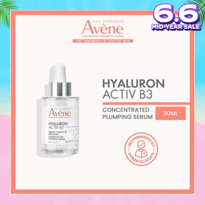 EAU THERMALE AVENE Hyaluron Activ B3 Concentrated Plumping Serum (Niacinamide + Hyaluronic Acid + Anti-Ageing + Anti-Wrinkles + Plumping + Moisturising) 30ml