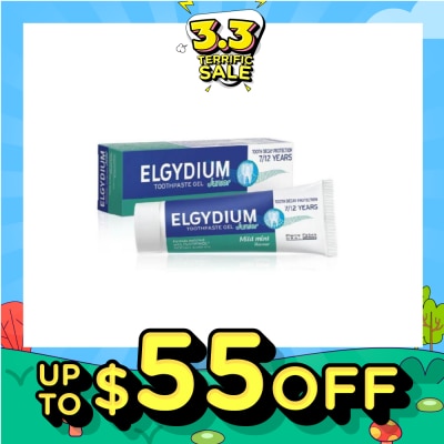 ELGYDIUM Junior Mild Mint Toothpaste Gel 50ml