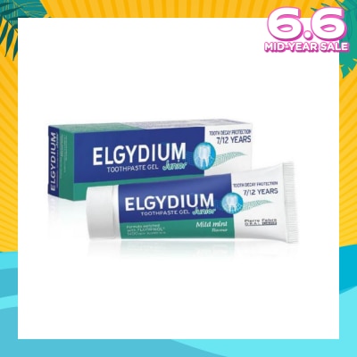 ELGYDIUM Junior Mild Mint Toothpaste Gel 50ml