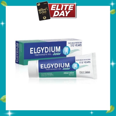 ELGYDIUM Junior Mild Mint Toothpaste Gel 50ml image