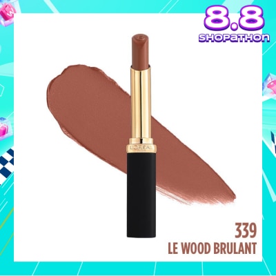 L'OREAL PARIS MAKEUP Color Riche Slim Matte Intense (339) Lasts For Up To 16 Hours, 1s