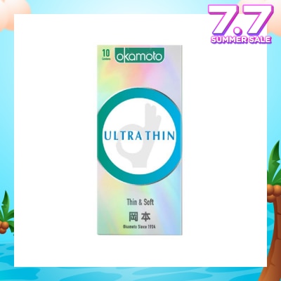 OKAMOTO® Ok Ultra Thin Condom (Thin, Soft And Durable) 10s