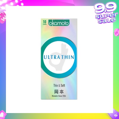 OKAMOTO® Ok Ultra Thin Condom (Thin, Soft And Durable) 10s