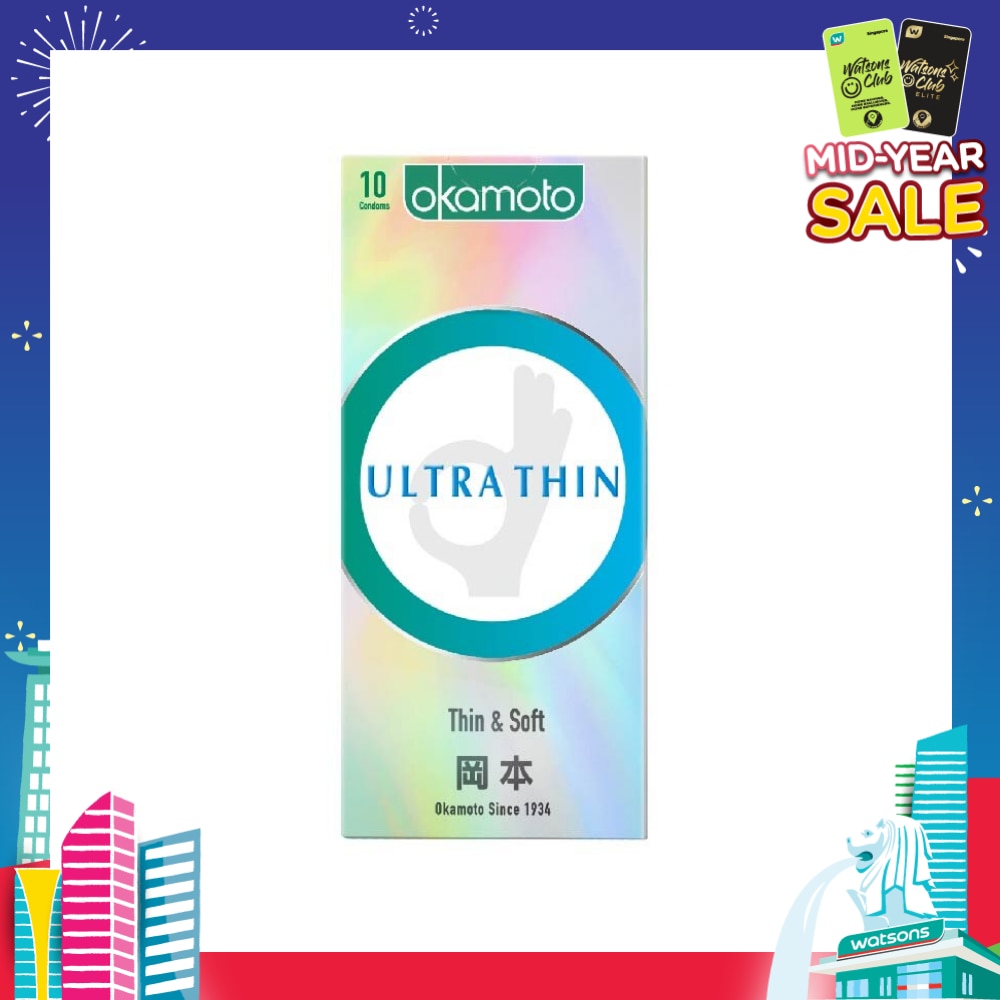Ok Ultra Thin Condom (Thin, Soft And Durable) 10s