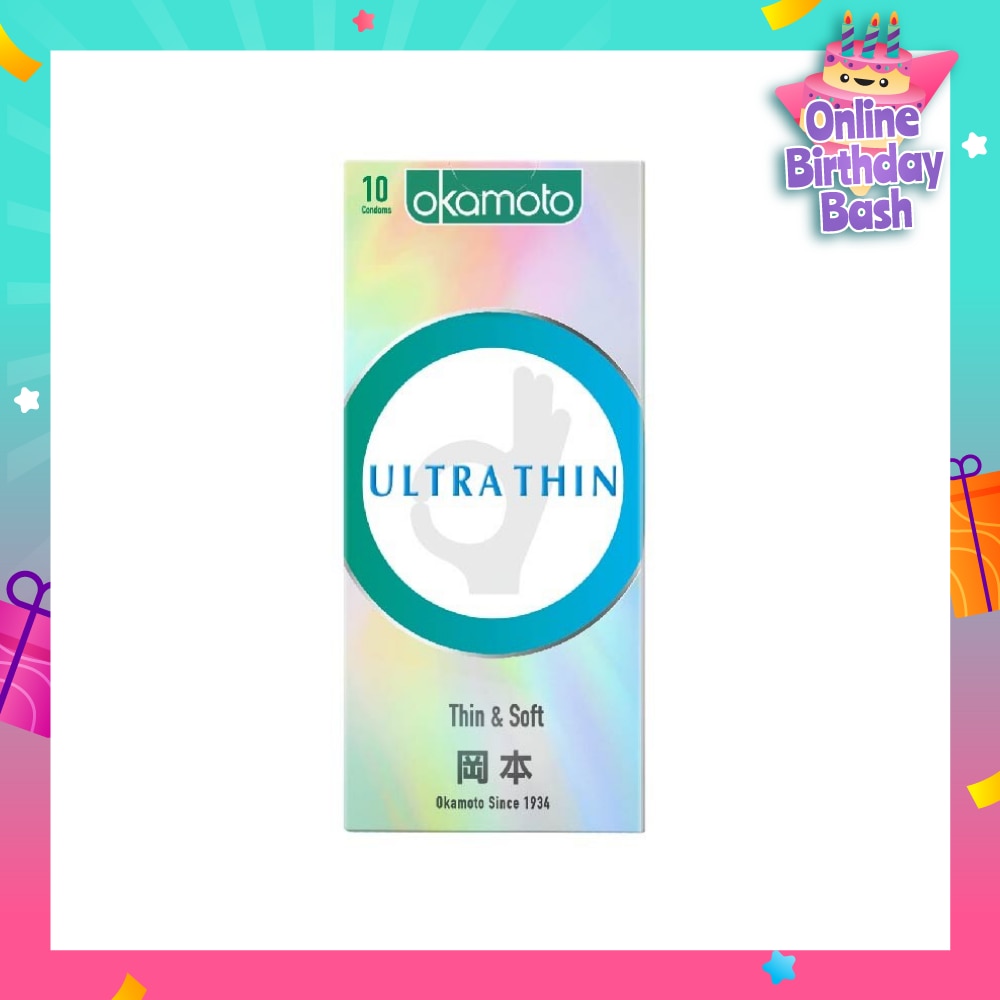 Ok Ultra Thin Condom (Thin, Soft And Durable) 10s