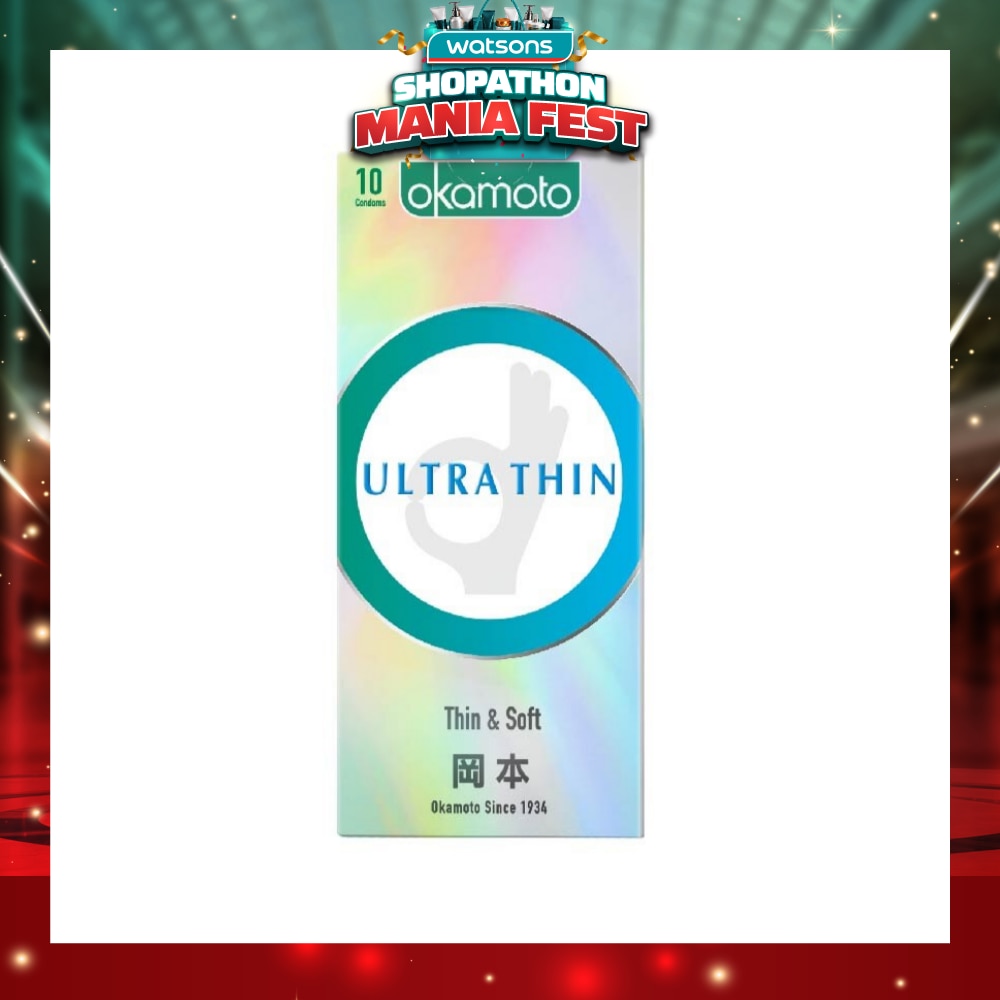 Ok Ultra Thin Condom (Thin, Soft And Durable) 10s