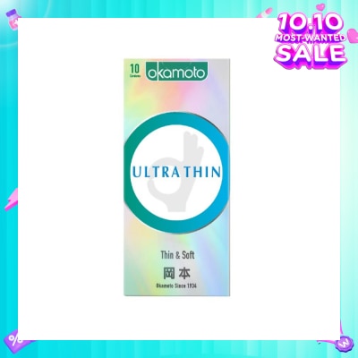 OKAMOTO® Ok Ultra Thin Condom (Thin, Soft And Durable) 10s