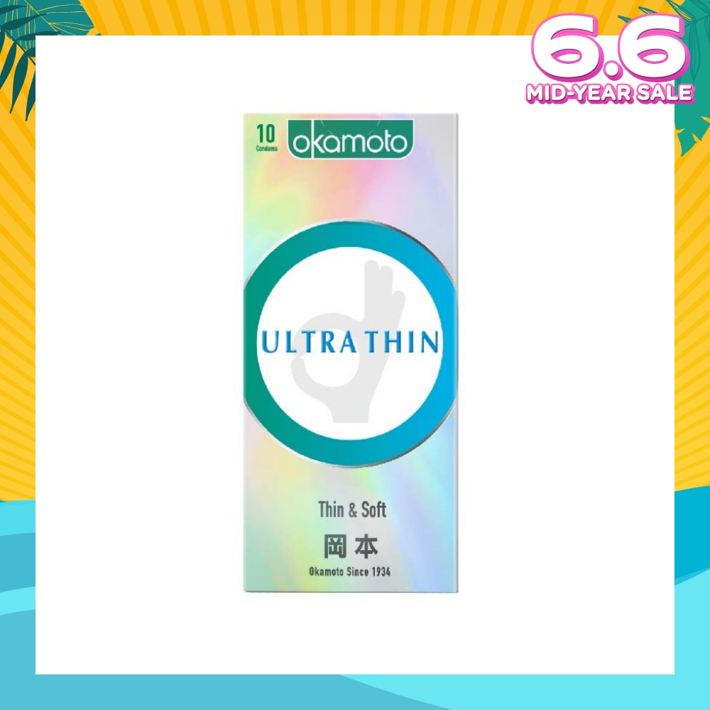 Ok Ultra Thin Condom (Thin, Soft And Durable) 10s