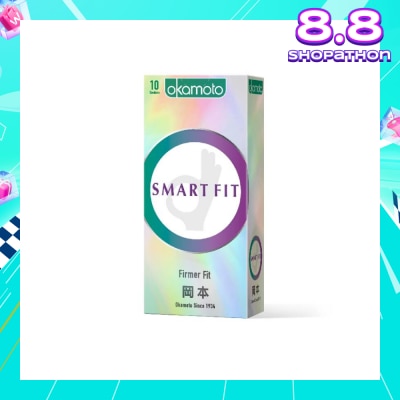 OKAMOTO® Ok Smart Fit Condom (Firmly Fits Your Masculine One) 10s