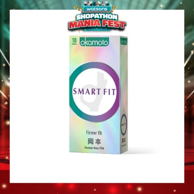 OKAMOTO® - Ok Smart Fit Condom (Firmly Fits Your Masculine One) 10s