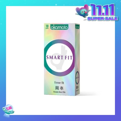 OKAMOTO® Ok Smart Fit Condom (Firmly Fits Your Masculine One) 10s