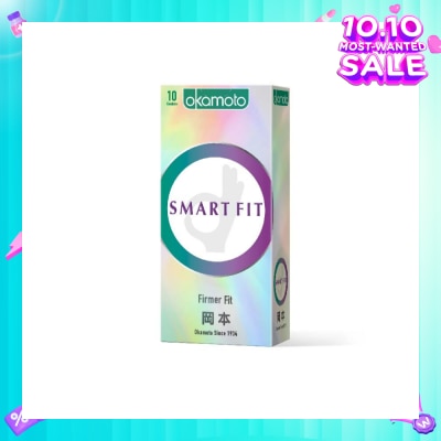OKAMOTO® Ok Smart Fit Condom (Firmly Fits Your Masculine One) 10s