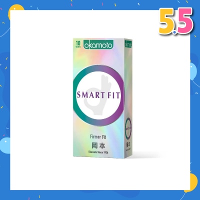 OKAMOTO® Ok Smart Fit Condom (Firmly Fits Your Masculine One) 10s