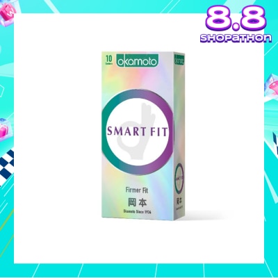 OKAMOTO® Ok Smart Fit Condom (Firmly Fits Your Masculine One) 10s