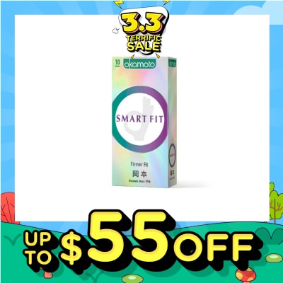 OKAMOTO® Ok Smart Fit Condom (Firmly Fits Your Masculine One) 10s