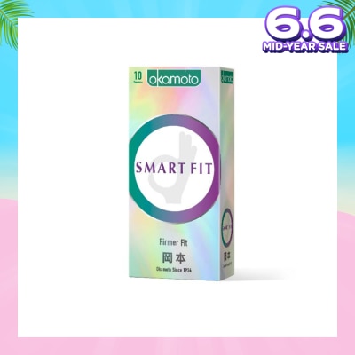 OKAMOTO® Ok Smart Fit Condom (Firmly Fits Your Masculine One) 10s