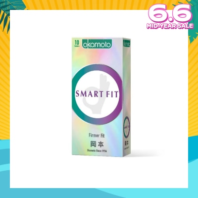 OKAMOTO® Ok Smart Fit Condom (Firmly Fits Your Masculine One) 10s