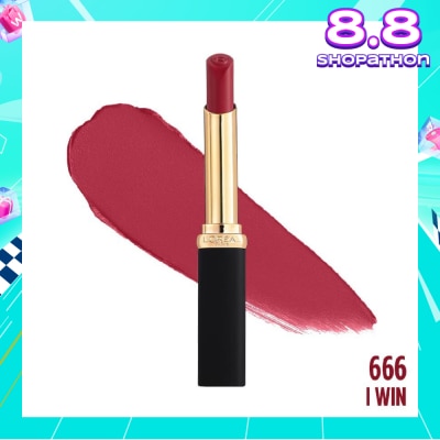 L'OREAL PARIS MAKEUP Color Riche Slim Matte Intense (666) Lasts For Up To 16 Hours, 1s