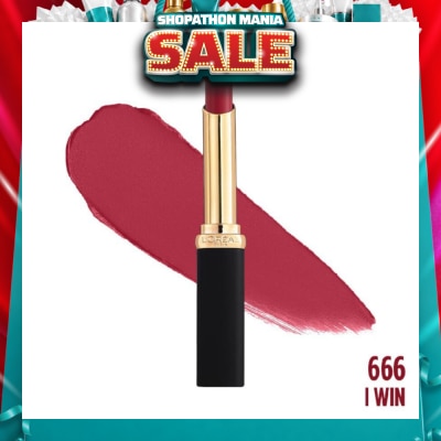 L'OREAL PARIS MAKEUP - Color Riche Slim Matte Intense (666) Lasts For Up To 16 Hours, 1s