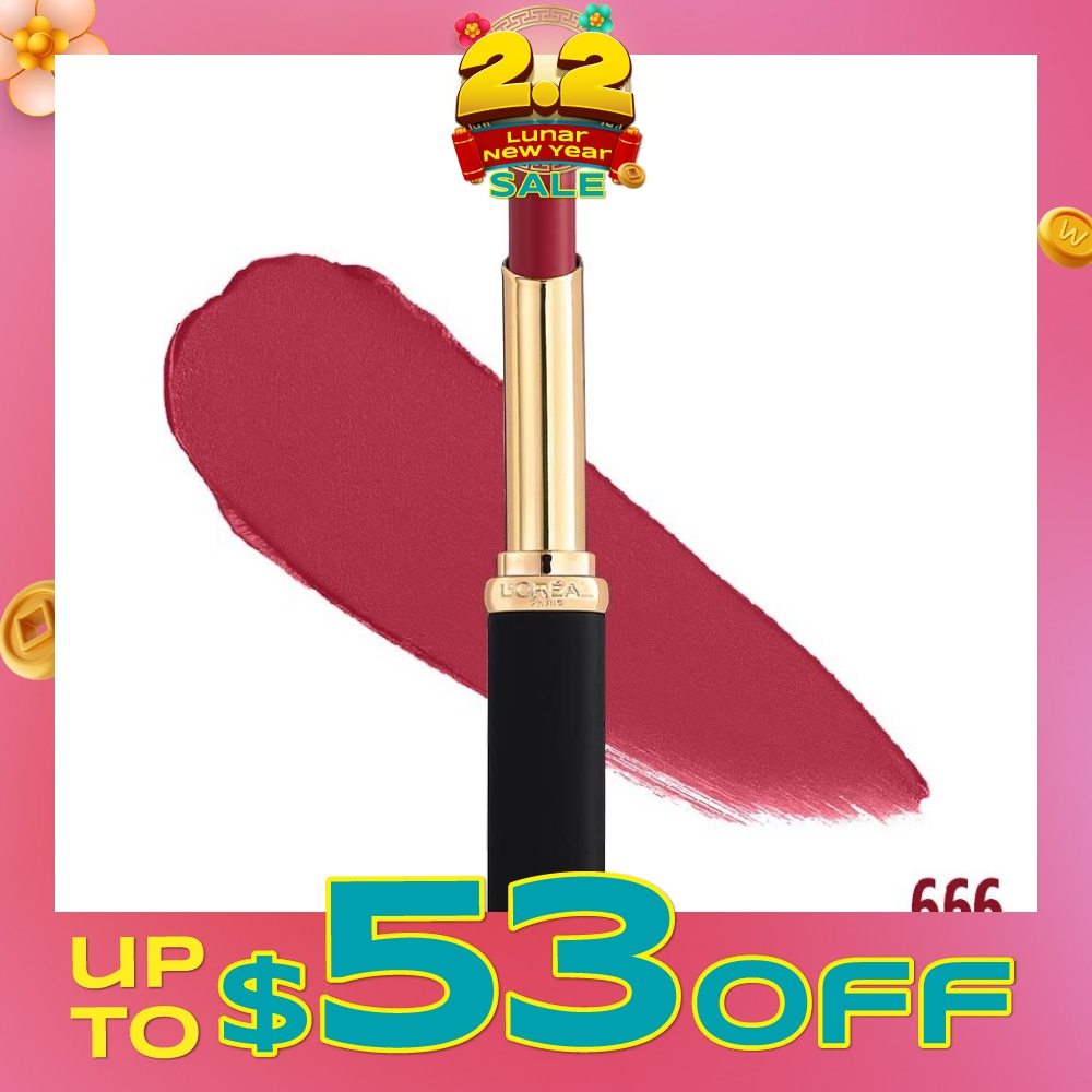 Color Riche Slim Matte Intense (666) Lasts For Up To 16 Hours, 1s