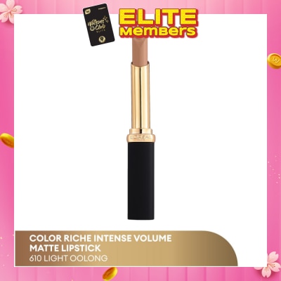 L'OREAL PARIS MAKEUP Color Riche Slim Matte Intense (610) Lasts For Up To 16 Hours, 1s