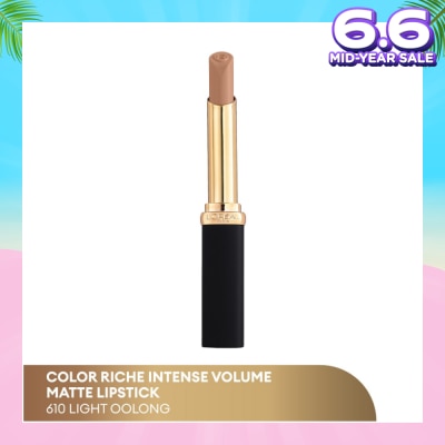 L'OREAL PARIS MAKEUP Color Riche Slim Matte Intense (610) Lasts For Up To 16 Hours, 1s