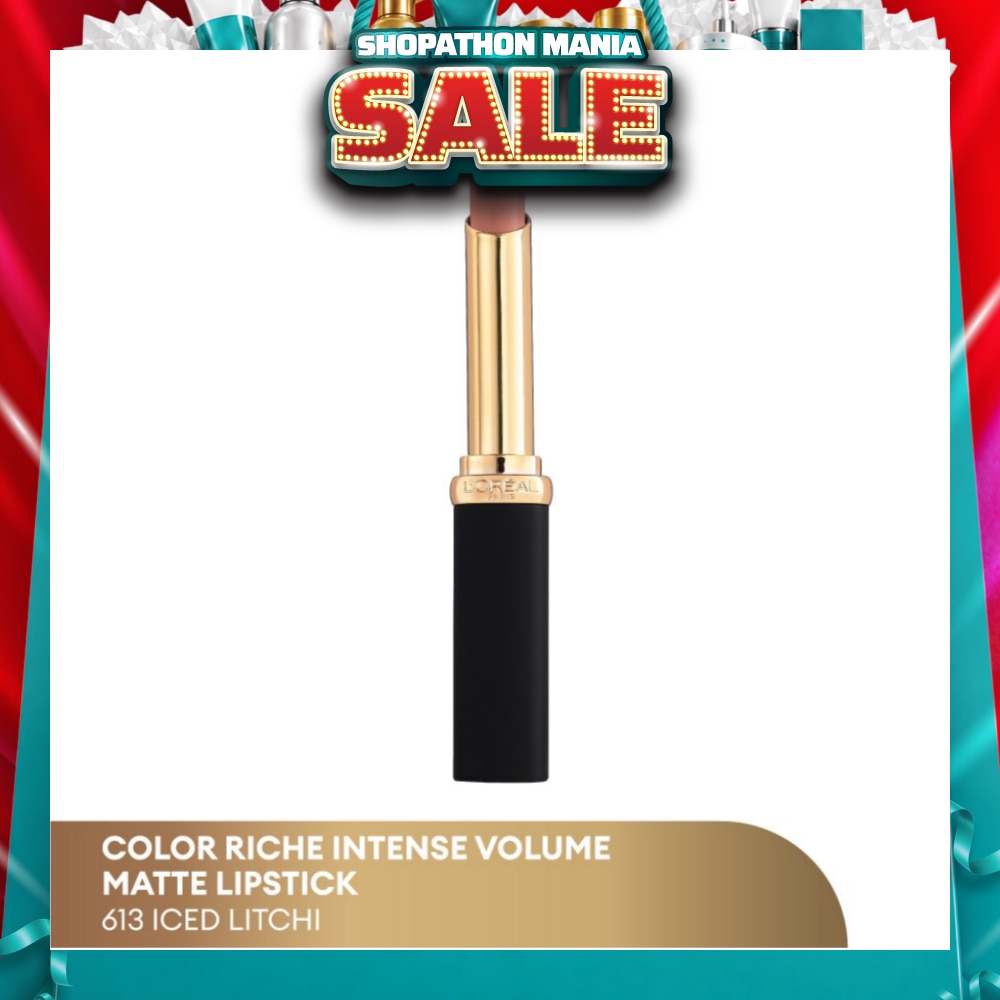 Color Riche Slim Matte Intense (613) Lasts For Up To 16 Hours, 1s (Expiry: Jan`2027)