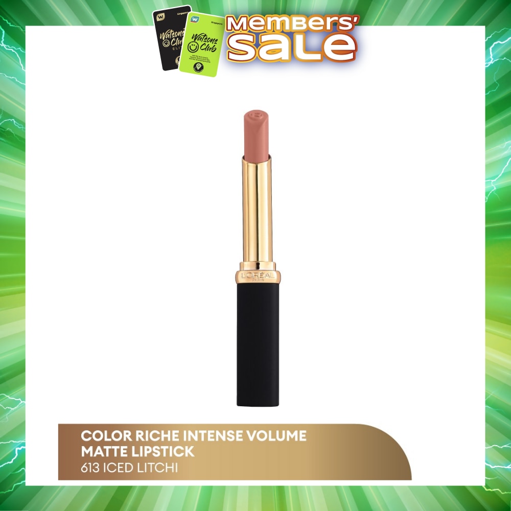 Color Riche Slim Matte Intense (613) Lasts For Up To 16 Hours, 1s (Expiry: Jan`2027)