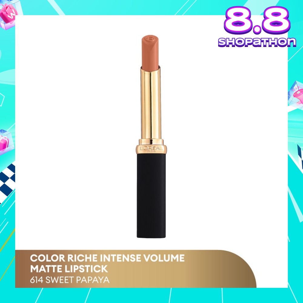Color Riche Slim Matte Intense (614) Lasts For Up To 16 Hours, 1s