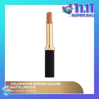 L'OREAL PARIS MAKEUP Color Riche Slim Matte Intense (614) Lasts For Up To 16 Hours, 1s