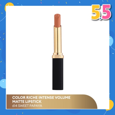 L'OREAL PARIS MAKEUP Color Riche Slim Matte Intense (614) Lasts For Up To 16 Hours, 1s