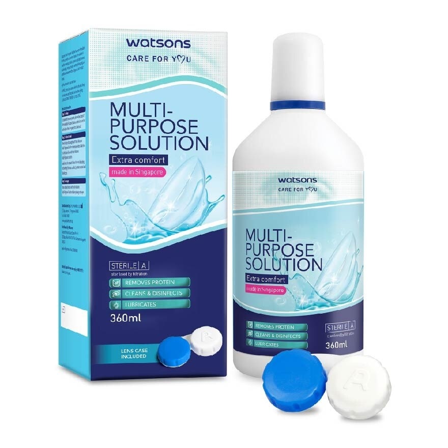 Multi Purpose Solution (Extra Comfort, Made In Singapore, Lens Case Included) 360ml