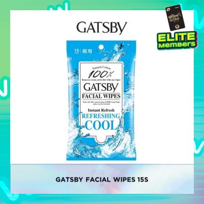 GATSBY Gatsby Facial Paper Wipes 15s