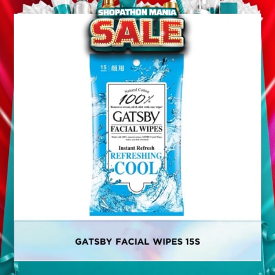GATSBY - Gatsby Facial Paper Wipes 15s