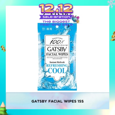 GATSBY Gatsby Facial Paper Wipes 15s
