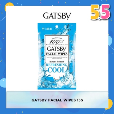 GATSBY Gatsby Facial Paper Wipes 15s