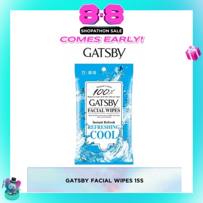GATSBY - Gatsby Facial Paper Wipes 15s