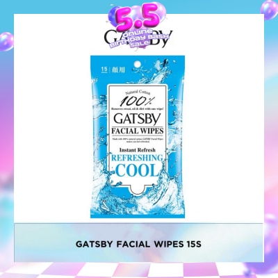 GATSBY - Gatsby Facial Paper Wipes 15s