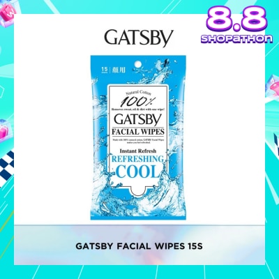 GATSBY Gatsby Facial Paper Wipes 15s