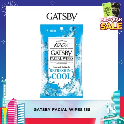 GATSBY Gatsby Facial Paper Wipes 15s