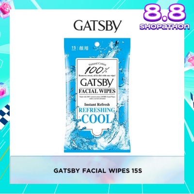 GATSBY Gatsby Facial Paper Wipes 15s