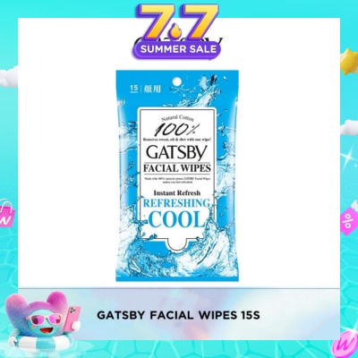 GATSBY - Gatsby Facial Paper Wipes 15s