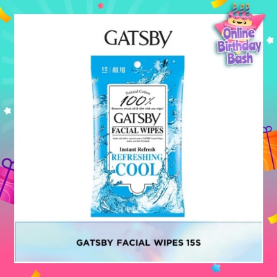 GATSBY Gatsby Facial Paper Wipes 15s