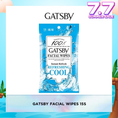 GATSBY Gatsby Facial Paper Wipes 15s