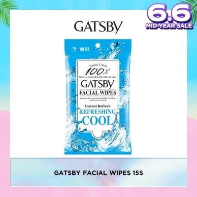 GATSBY Gatsby Facial Paper Wipes 15s