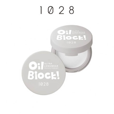 1028 Oil Block Ultra Longwear Pressed Powder Transparent 1s