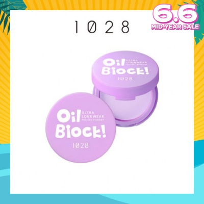 1028 Oil Block Ultra Longwear Pressed Powder Purple 1s