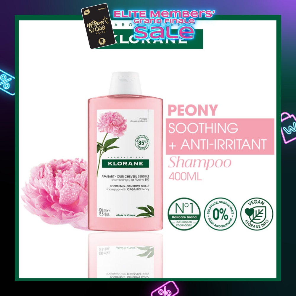 Soothing - Sensitive Scalp Peony Shampoo (Gently Cleanses, Soothes & Hydrates) 400ml