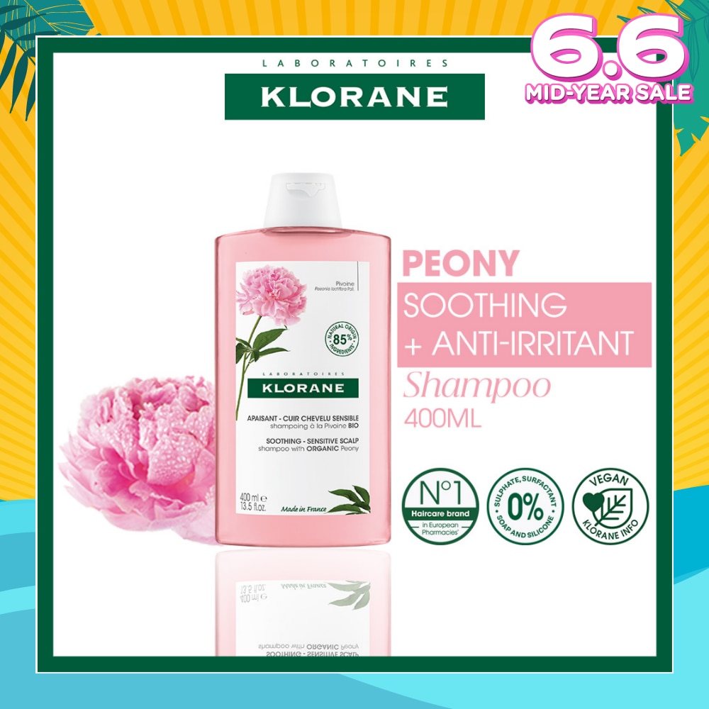 Soothing - Sensitive Scalp Peony Shampoo (Gently Cleanses, Soothes & Hydrates) 400ml
